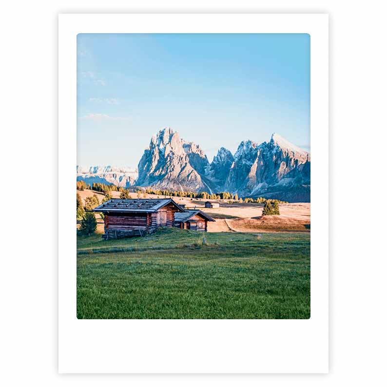 pickmotion-huttenzauber-art-poster-mit-echtglas-rahmen image 1