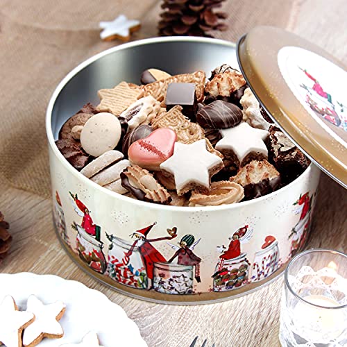 gr-tz-verlag-pl-tzchendose-weihnachtsleckereien-runde-keksdose-aus-blech-rot-bra image 7