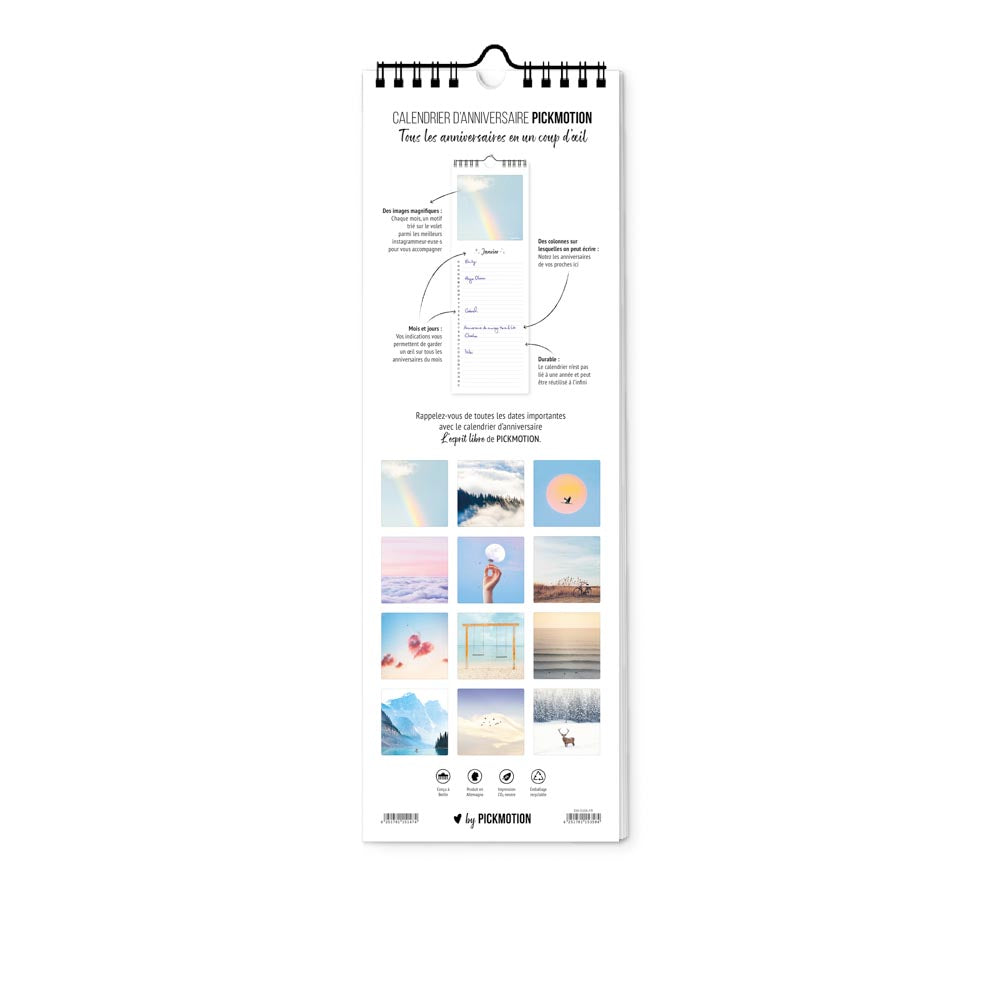 pickmotion-geburtstagskalender-l-esprit-libre-12x36-cm image 3