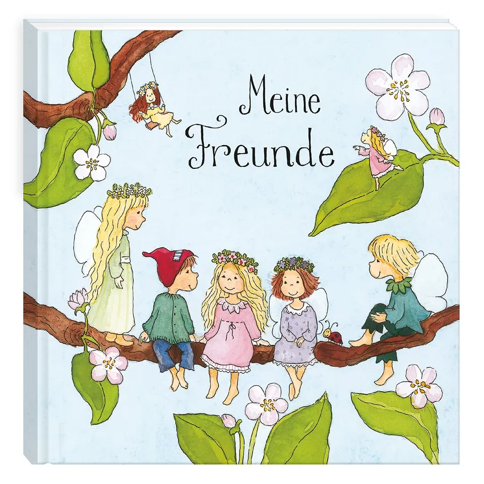 gr-tz-verlag-freundebuch-elfen-f-r-m-dchen-poesiealbum-17-5-x-17-cm image 1