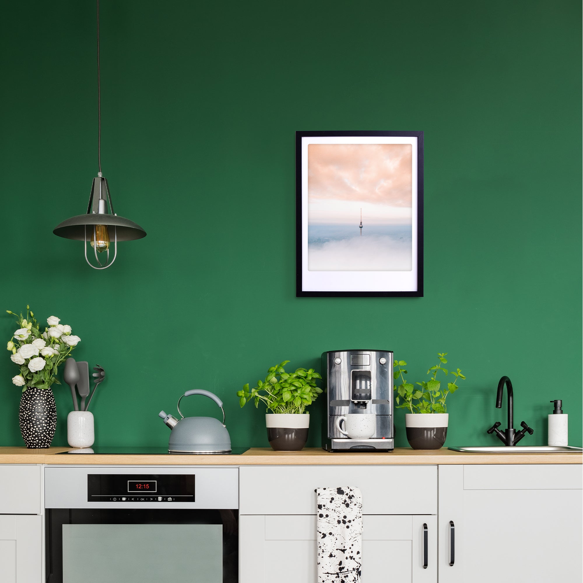 pickmotion-cotton-candy-berlin-art-poster-mit-echtglas-rahmen image 2