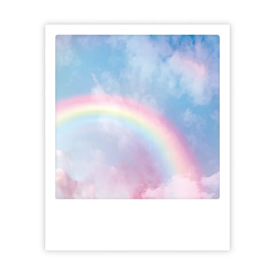 pickmotion-postkarte-sofortbild-stil-regenbogen image 1