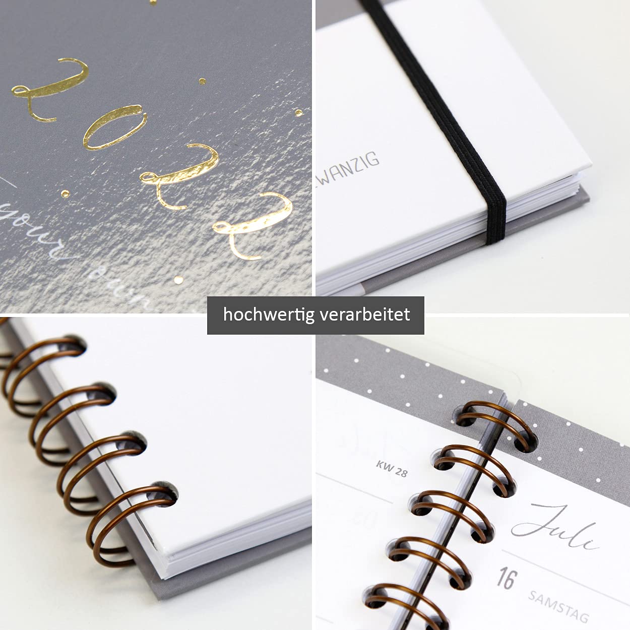 gr-tz-verlag-organizer-2022-a5-wochenplaner-1-woche-2-seiten-ringbuch-goldfolie image 3