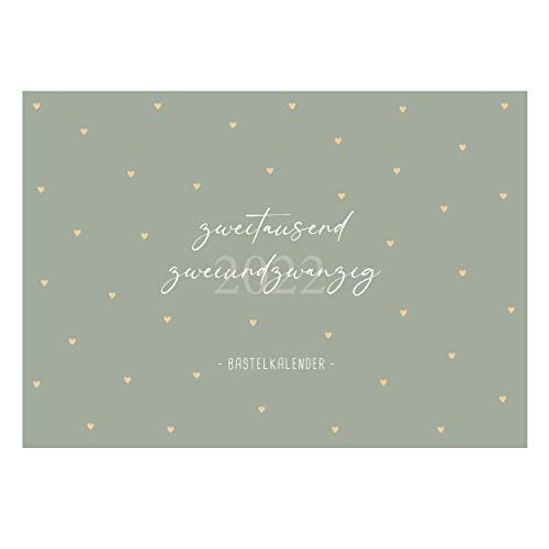 gr-tz-verlag-bastelkalender-2022-din-a4-quer-goldherzen-wandkalender image 8