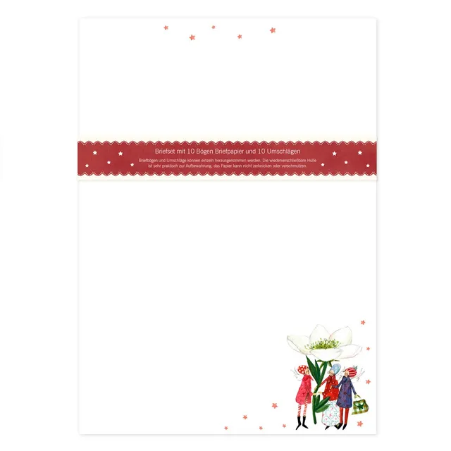 gr-tz-verlag-briefpapier-set-christrose-din-a4-mit-umschl-gen image 1