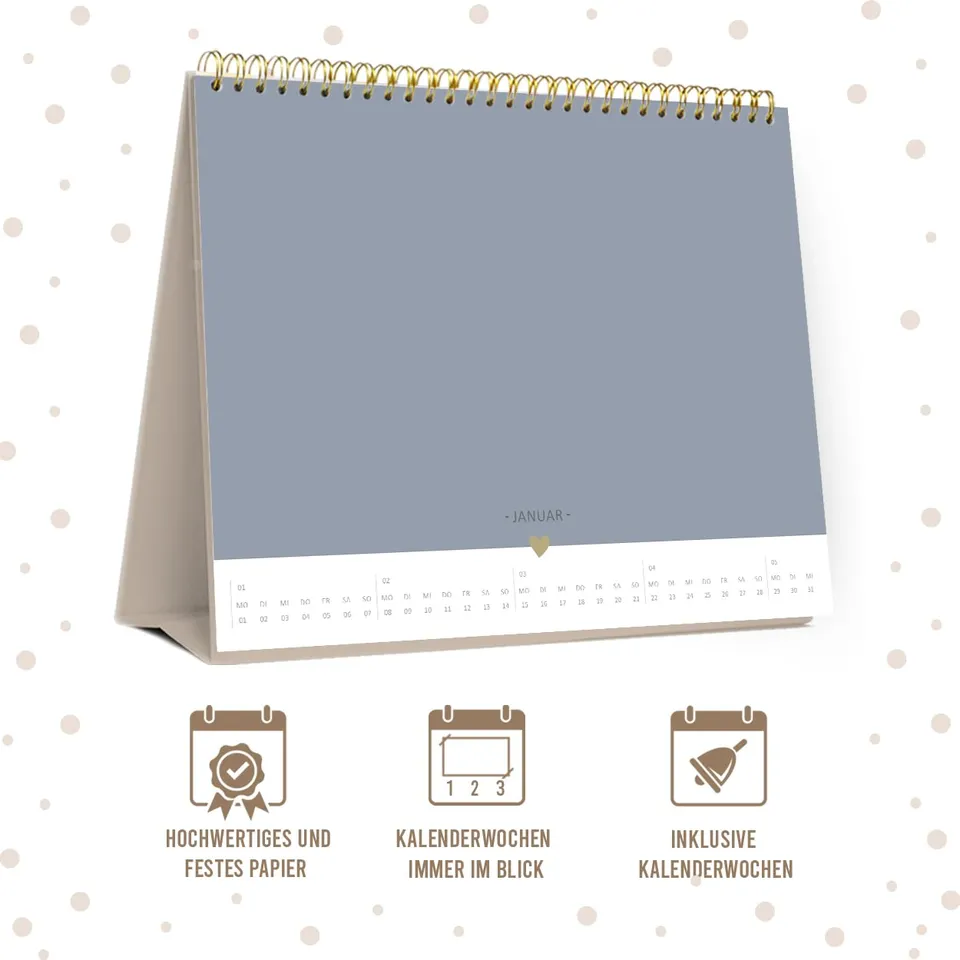 gr-tz-verlag-tischkalender-2024-rosa-zum-selbstgestalten-foto-diy image 1