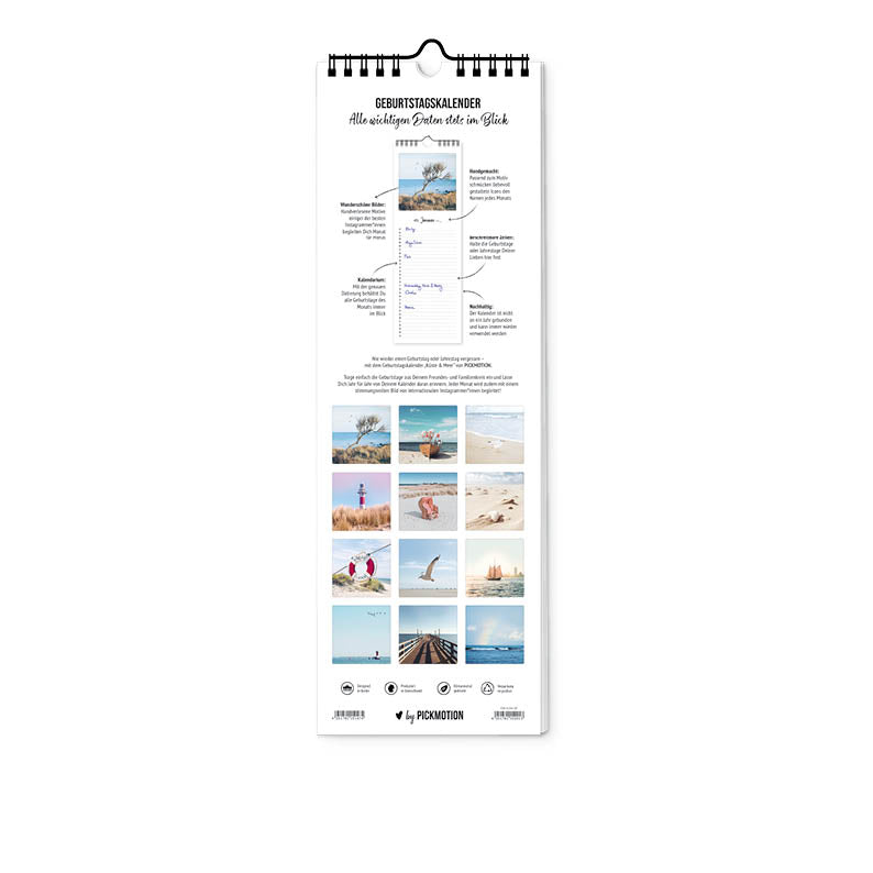 pickmotion-k-ste-meer-geburtstagskalender-12x36-cm image 3