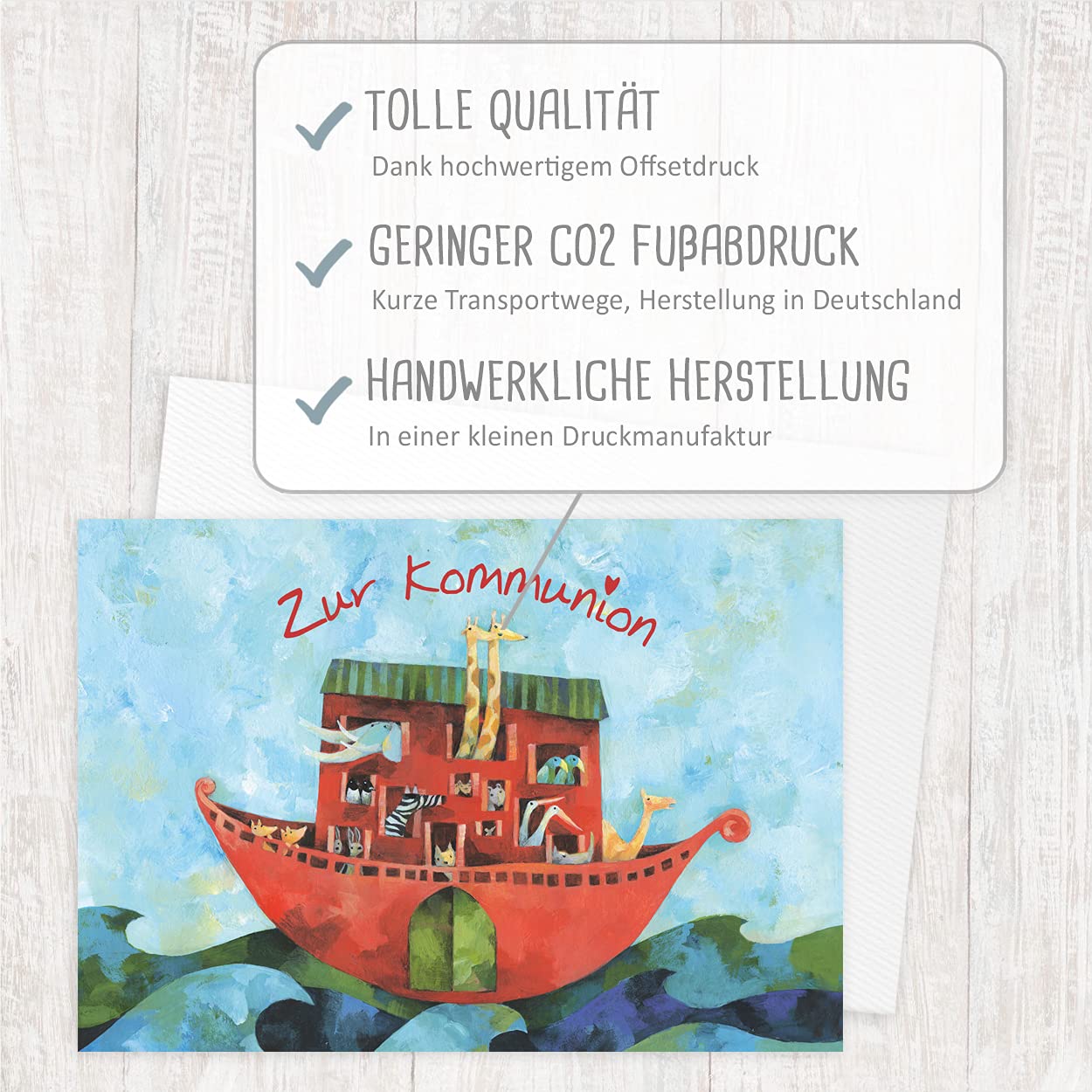 gr-tz-verlag-4er-set-gl-ckwunschkarten-kommunion-arche-mit-tieren-klappkarten-11 image 5