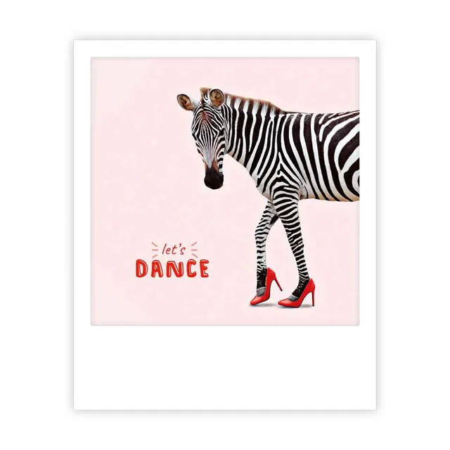 pickmotion-let-s-dance-postkarte-im-sofortbild-stil image 1