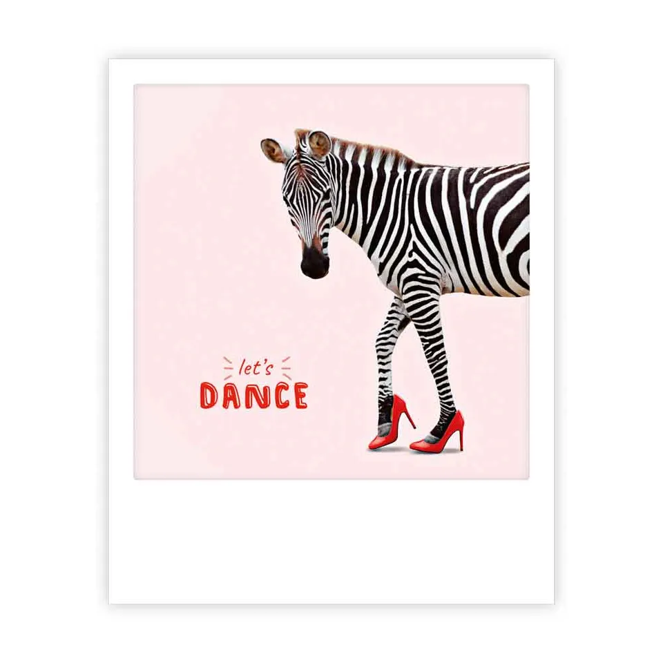 pickmotion-let-s-dance-postkarte-im-sofortbild-stil image 1