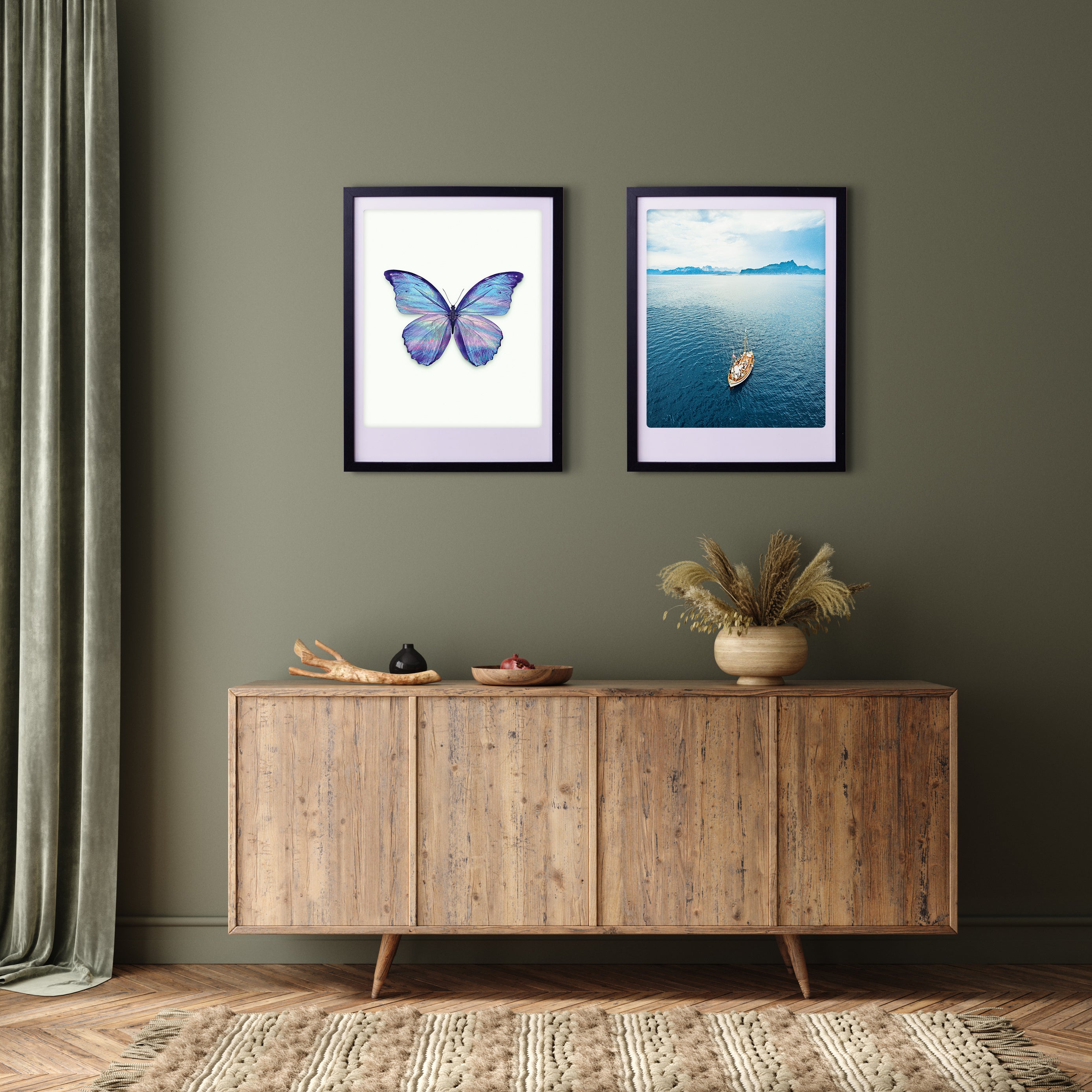 pickmotion-spread-your-wings-and-fly-art-poster-mit-echtglas-rahmen image 2