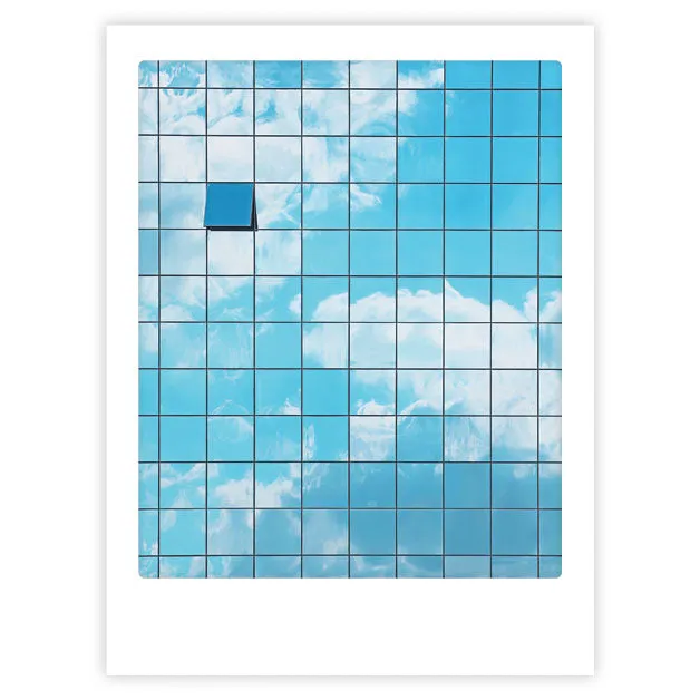 pickmotion-high-in-the-sky-art-poster-mit-echtglas-rahmen image 1