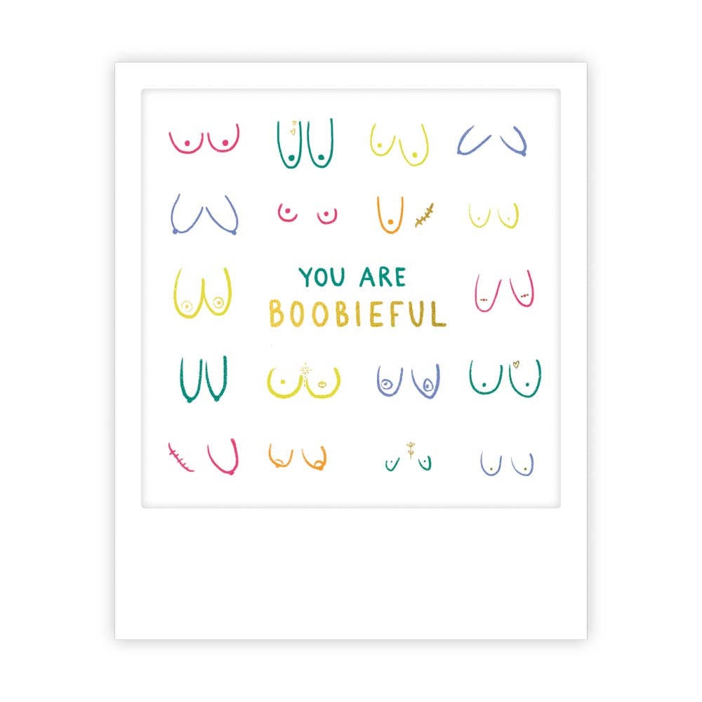 pickmotion-you-are-boobieful-kleine-postkarte image 1