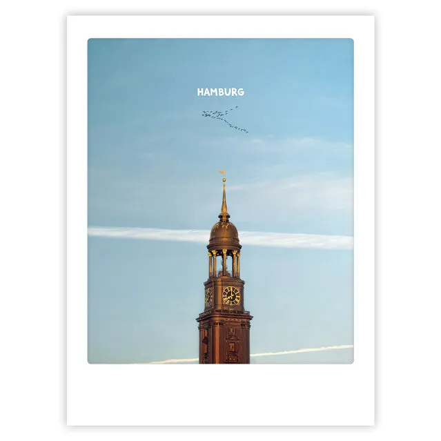 pickmotion-art-poster-st-michaelis-church-mit-echtglas-rahmen image 1