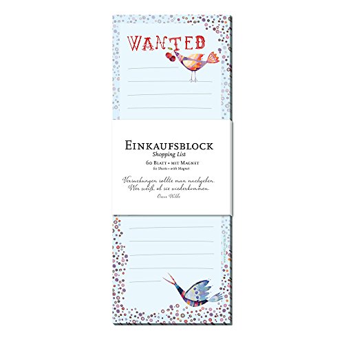 gr-tz-verlag-einkaufsblock-wanted-paradiesv-gel-magnet-notizblock-liniert-8-x-21 image 2