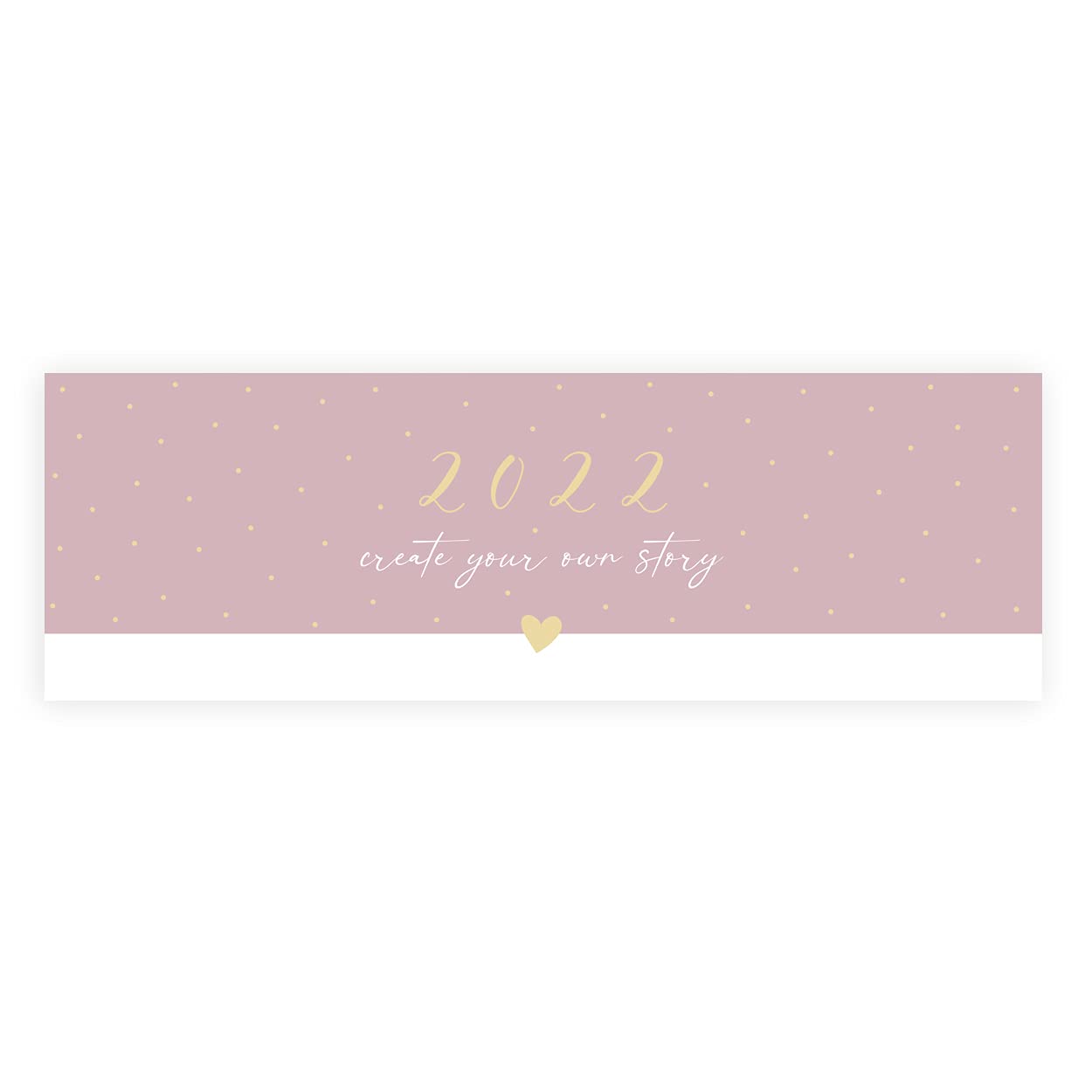 gr-tz-verlag-tischkalender-wochenkalender-quer-rosa-mit-goldfolie image 1