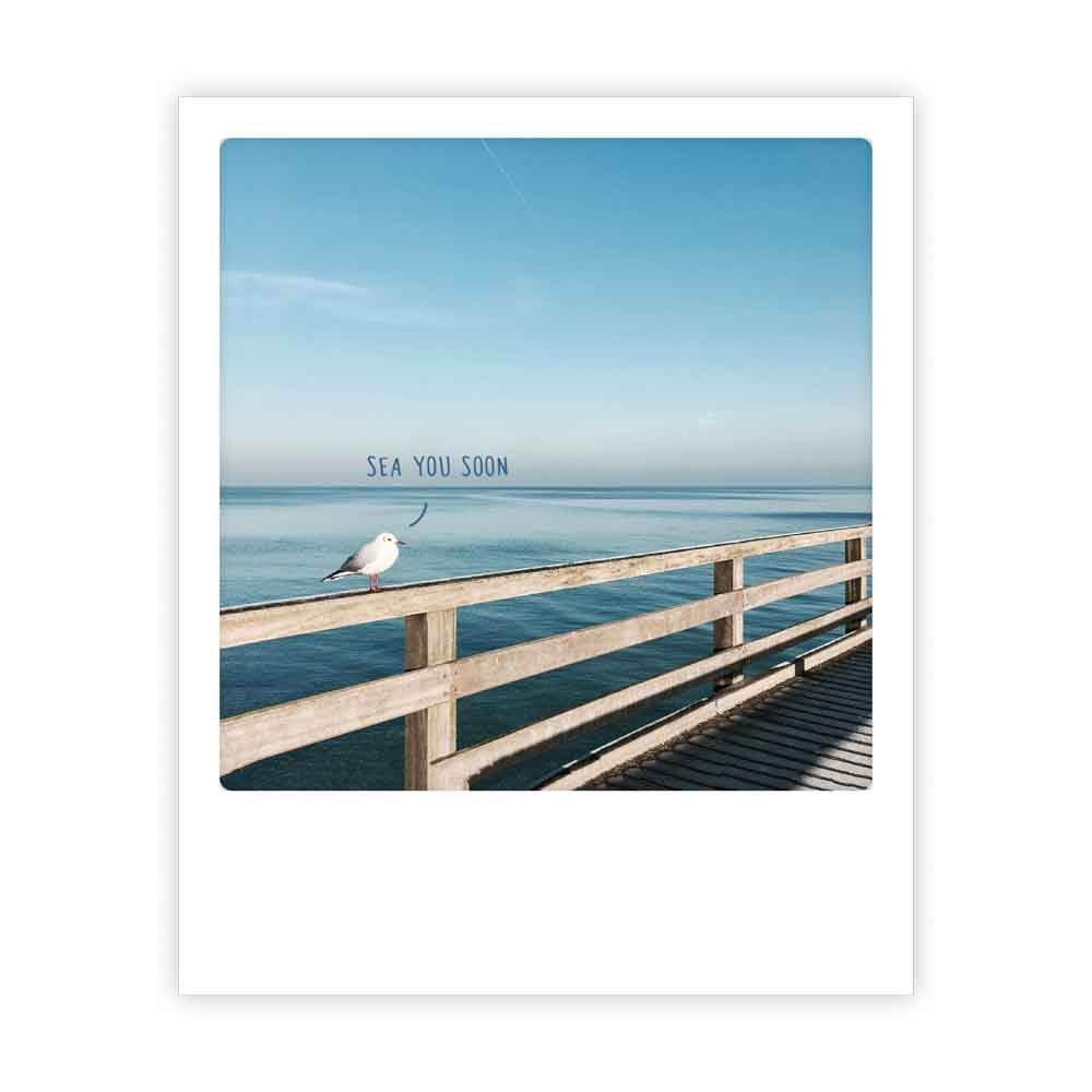 pickmotion-sea-you-soon-postkarte-sofortbild-stil image 1
