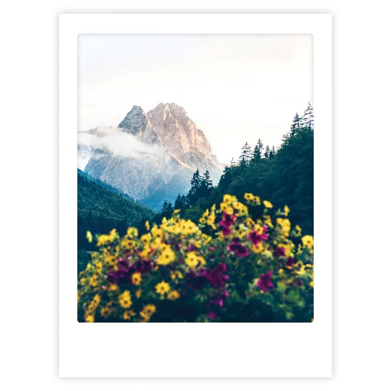 pickmotion-art-poster-wanderlust-mit-echtglas-rahmen image 1