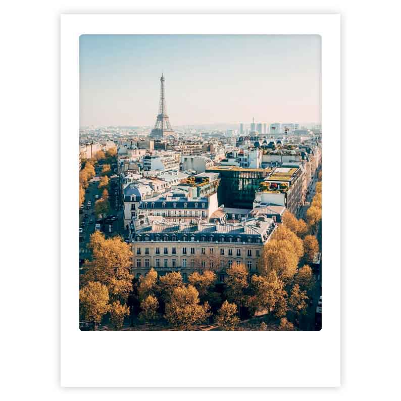 pickmotion-art-poster-autumn-in-paris-mit-echtglas-rahmen image 1