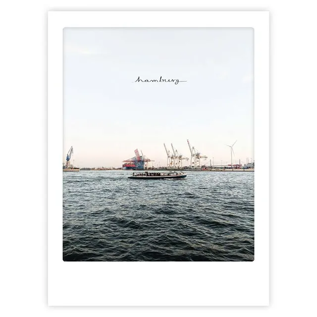 pickmotion-moin-hamburg-art-poster-mit-echtglas-rahmen image 1