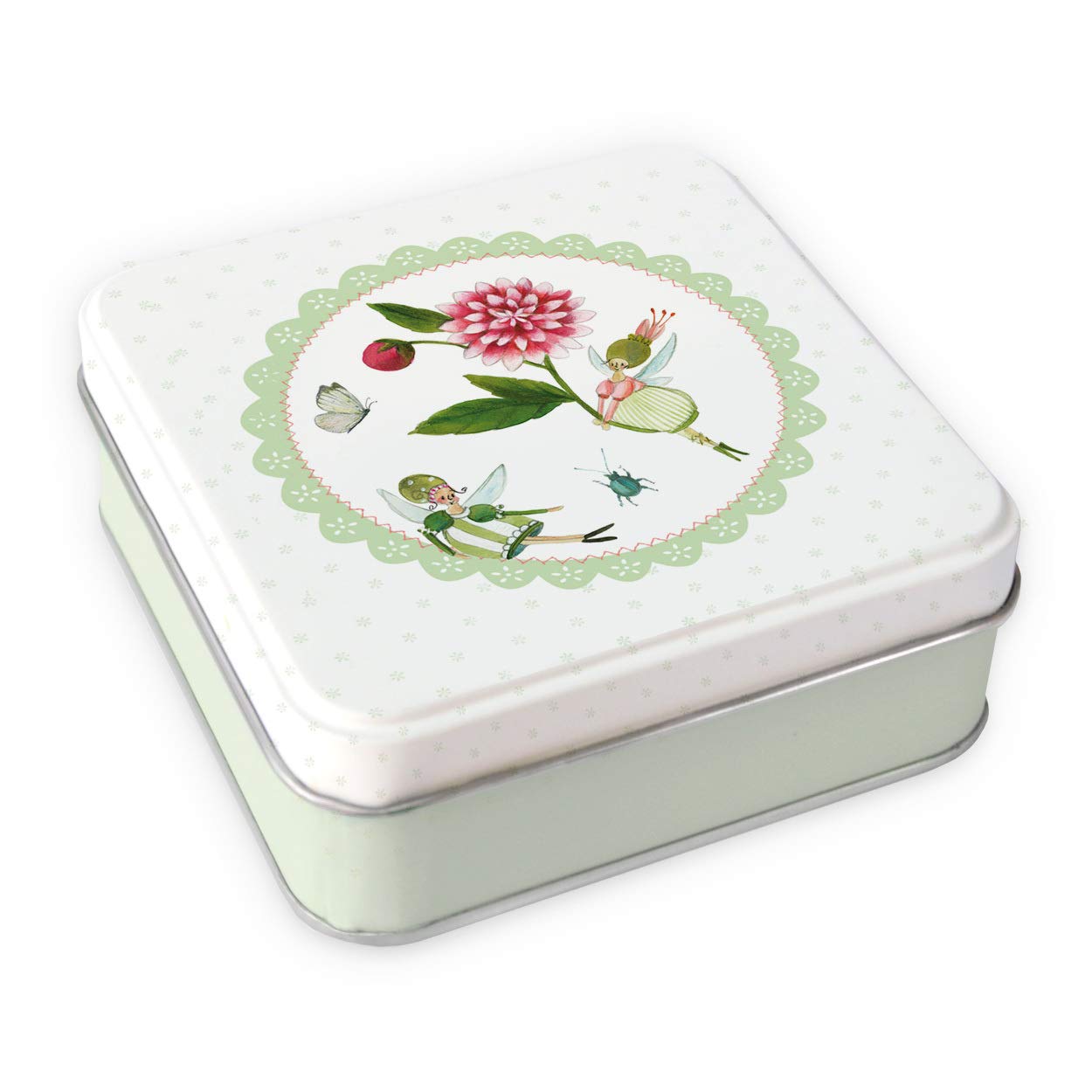 gr-tz-verlag-mini-geschenkbox-blumenelfen-schmuckdose-blech image 1