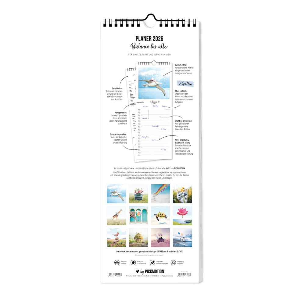 pickmotion-planer-zauberhafte-welt-2026-format-15x40-cm image 4