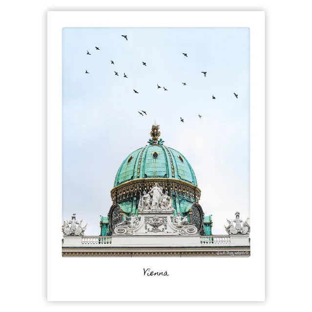 pickmotion-hofburg-vienna-art-poster-mit-echtglas-rahmen image 1