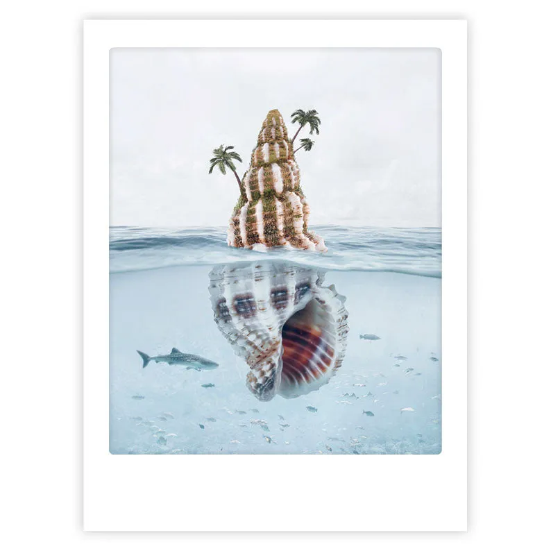 pickmotion-magic-sea-art-poster-mit-echtglas-rahmen image 1