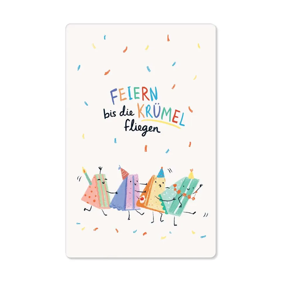 pickmotion-kind-mind-cards-feiern-bis-die-kr-mel-fliegen-karte image 1