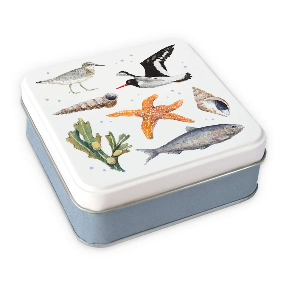gr-tz-verlag-blechdose-fernweh-maritim-mini-geschenkbox-quadratisch image 1