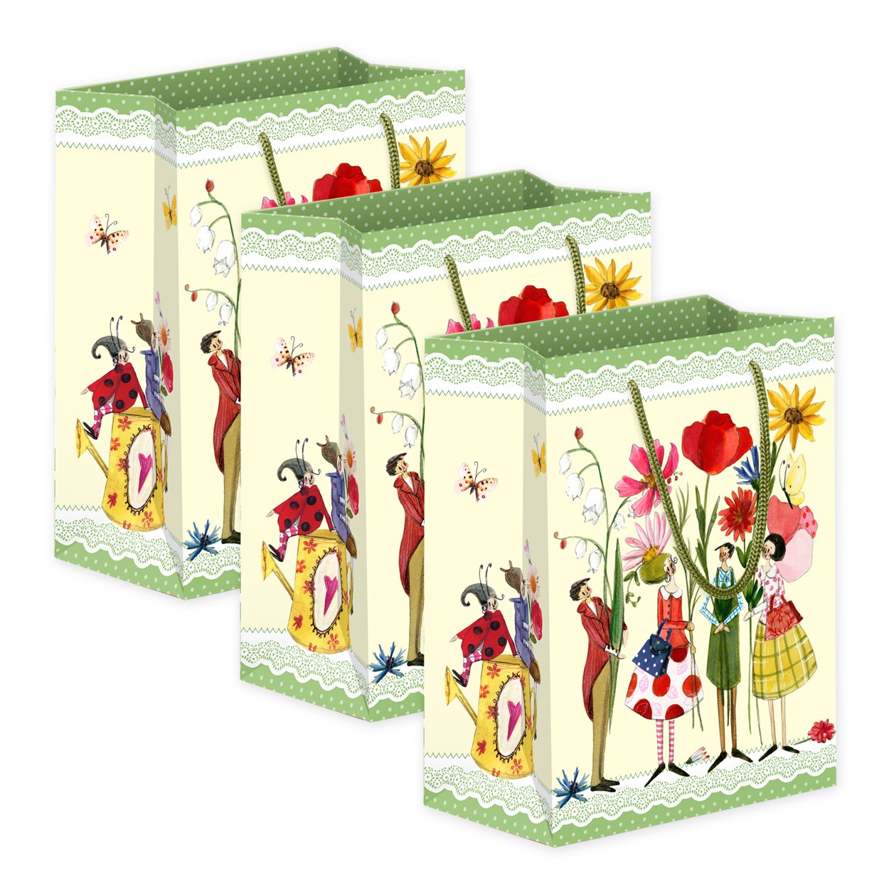 gr-tz-verlag-geschenkt-ten-mittel-3er-set-blumen-retro-papiert-ten-18-x-22-x-10- image 2