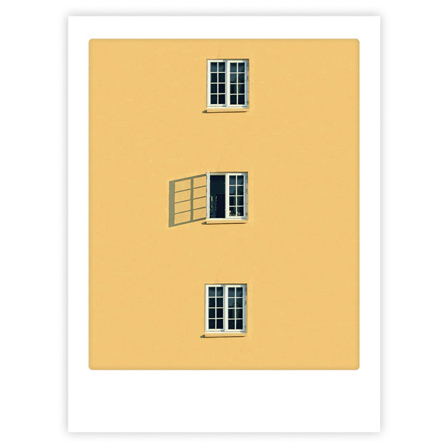 pickmotion-art-poster-happy-window-mit-echtglas-rahmen image 1