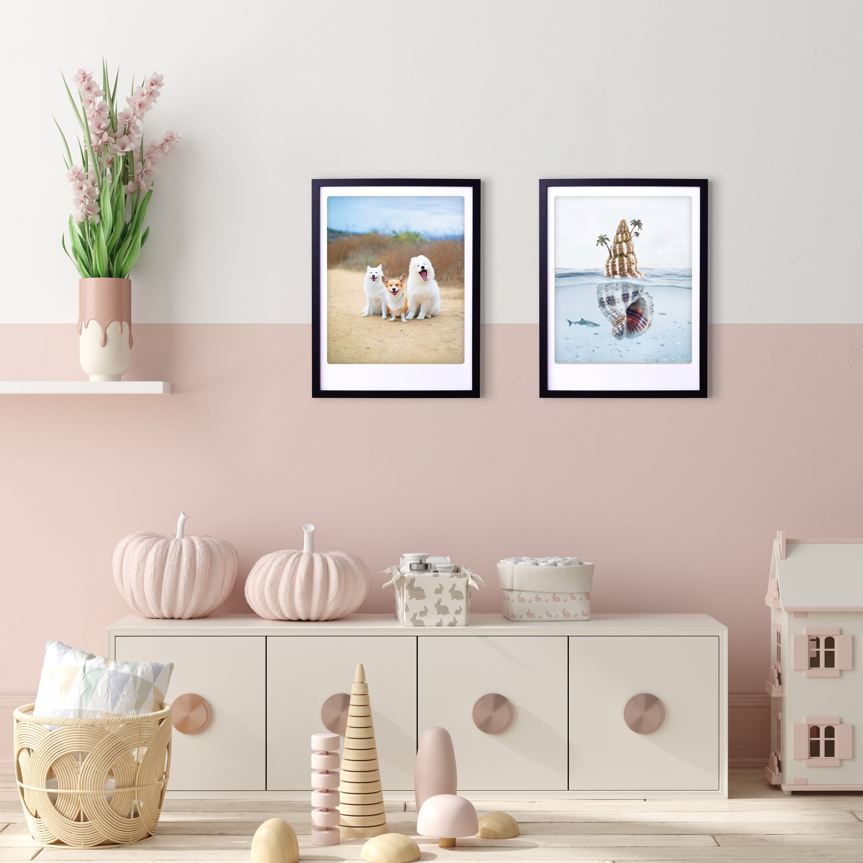 pickmotion-freunde-f-rs-leben-art-poster-mit-echtglas-rahmen image 2