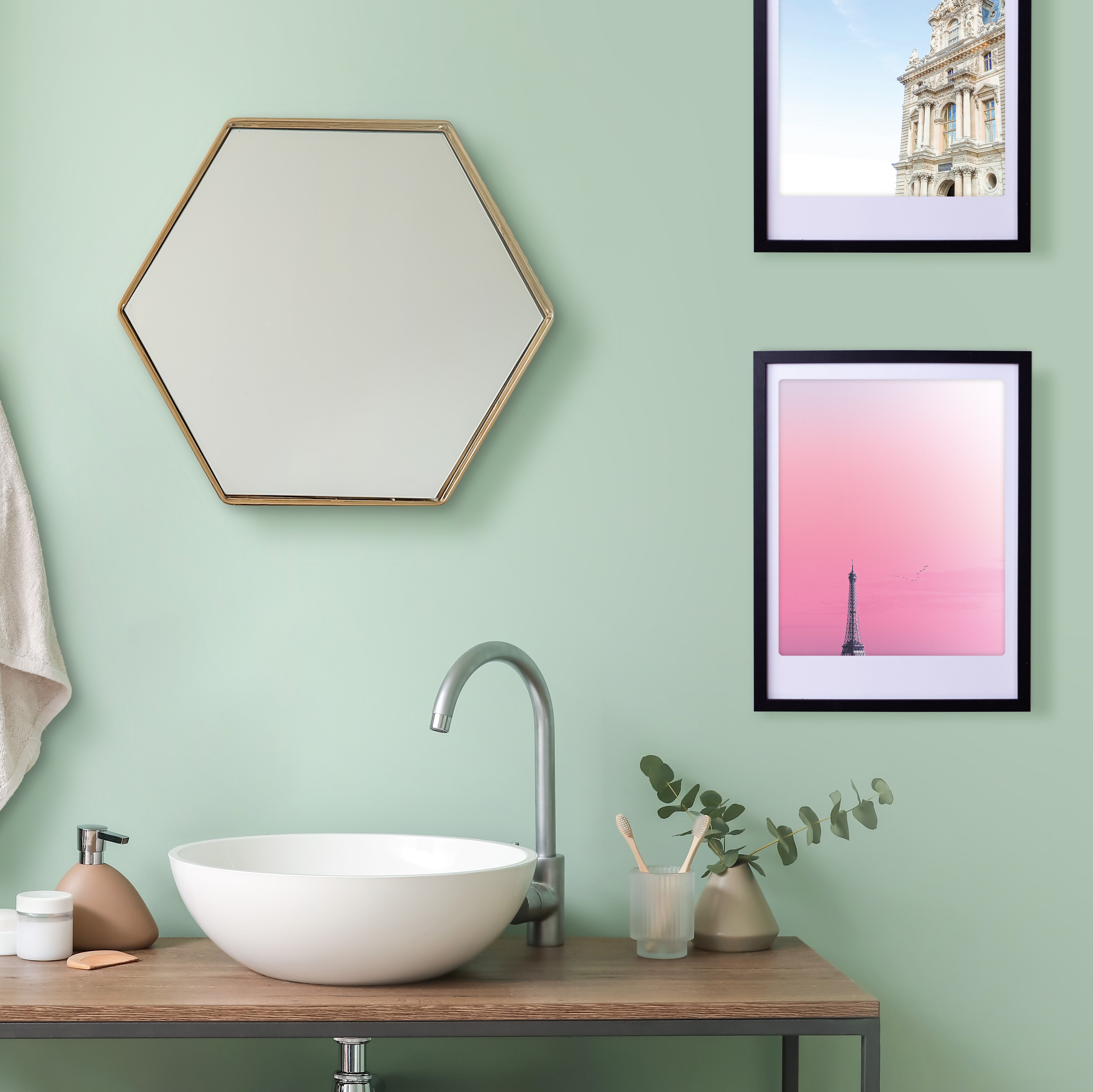 pickmotion-pink-paris-art-poster-mit-echtglas-rahmen image 2
