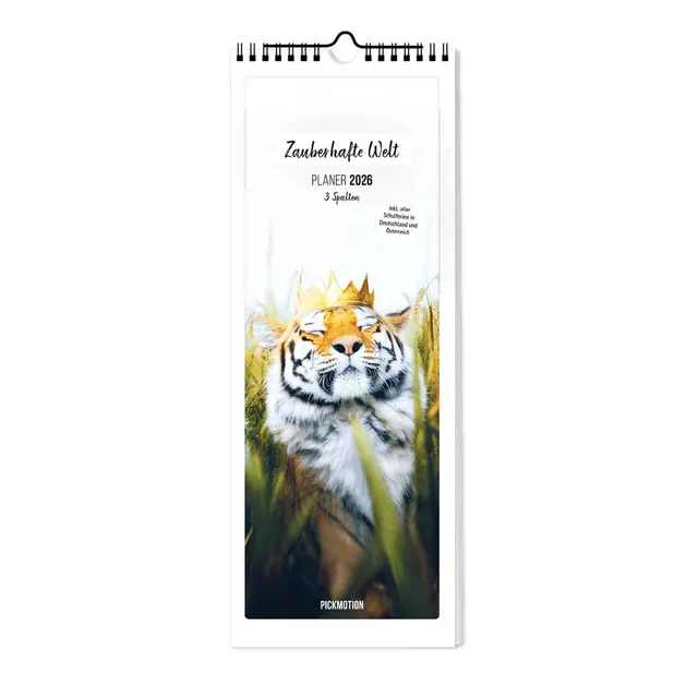 pickmotion-planer-zauberhafte-welt-2026-format-15x40-cm image 1