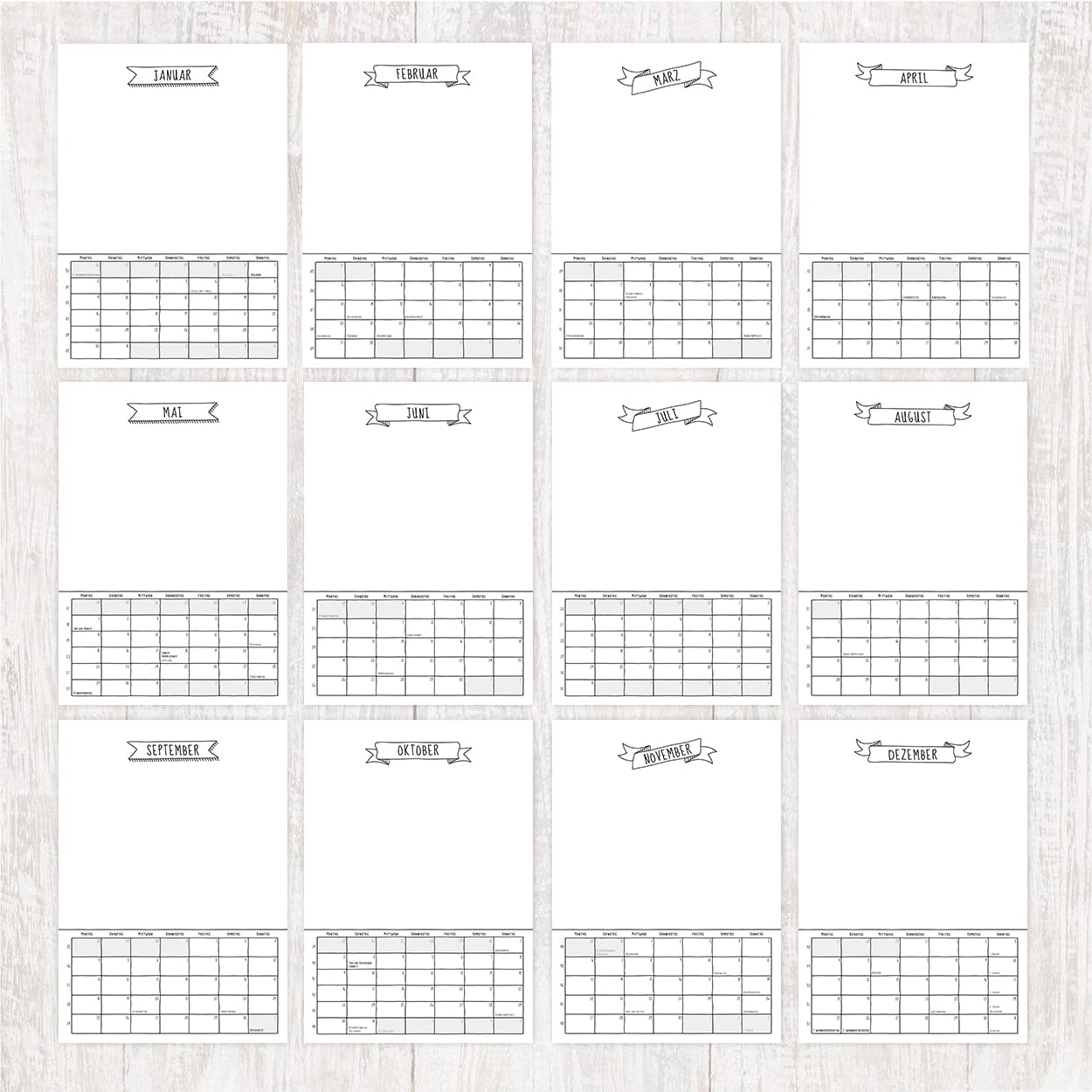gr-tz-verlag-bastelkalender-2023-a4-wandkalender-zum-selbstgestalten image 7