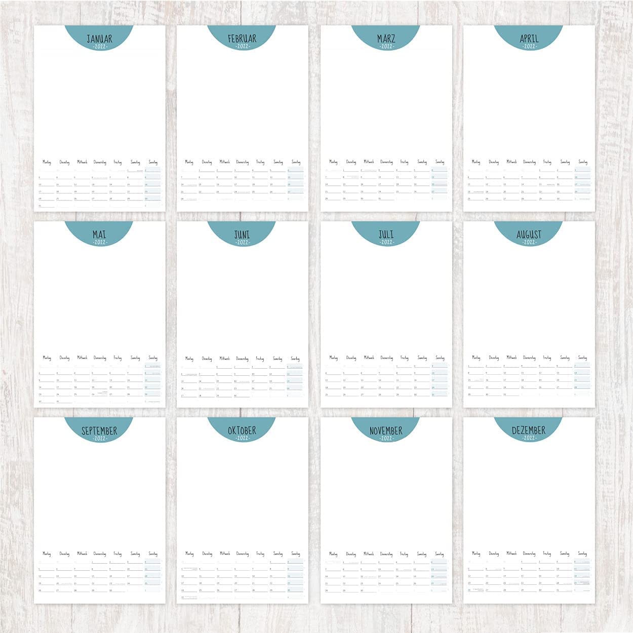 gr-tz-verlag-bastelkalender-2022-din-a4-wandkalender-zum-selbstgestalten image 4