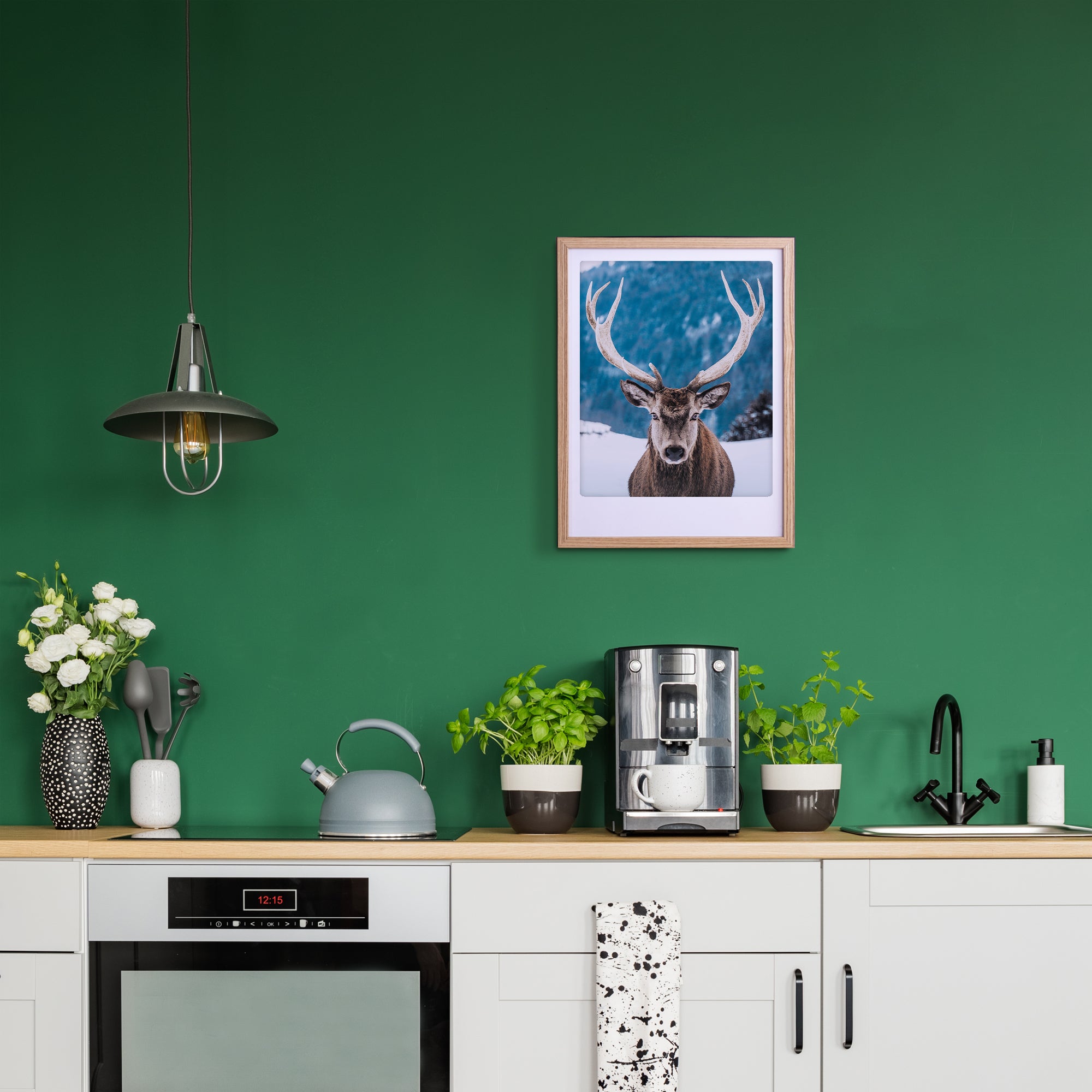 pickmotion-art-poster-deer-winter image 2