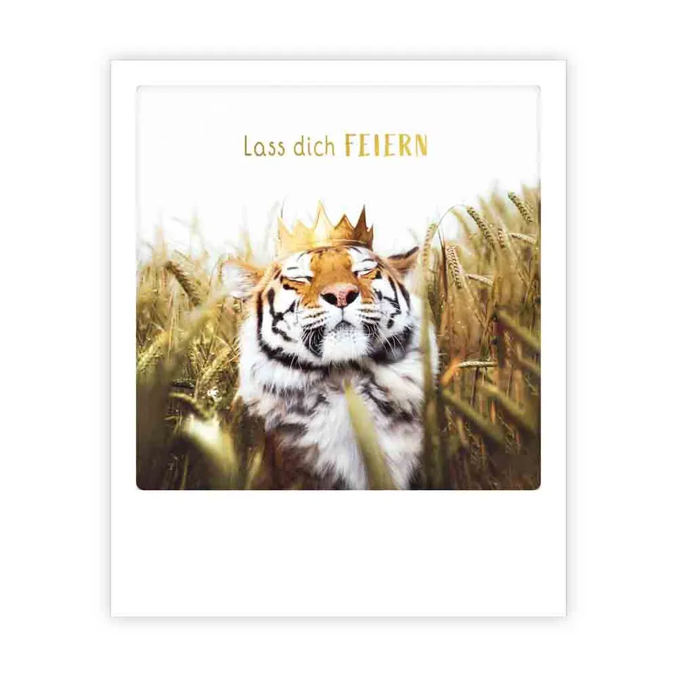 pickmotion-postkarte-lass-dich-feiern-sofortbild-stil image 1