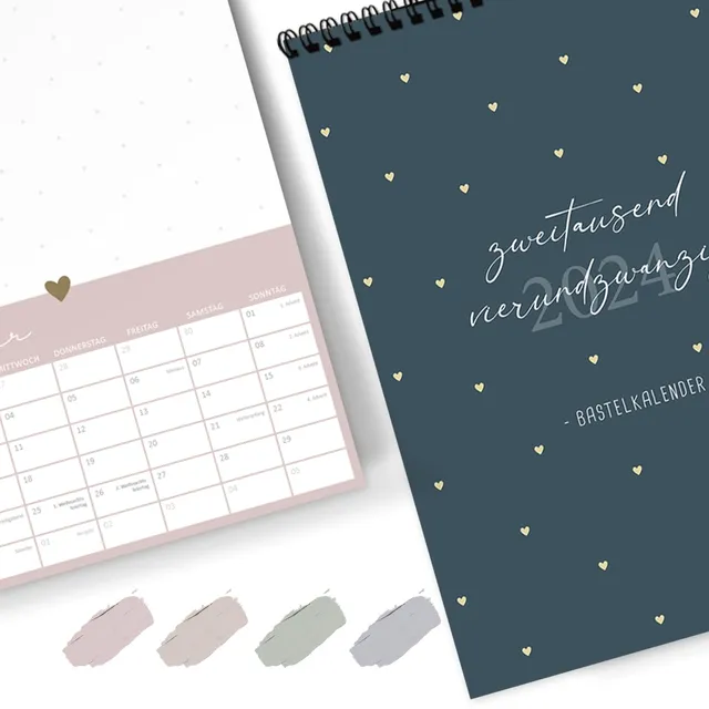 gr-tz-verlag-fotokalender-2024-a4-zum-selbstgestalten-diy-bastelkalender-mit-gro image 1