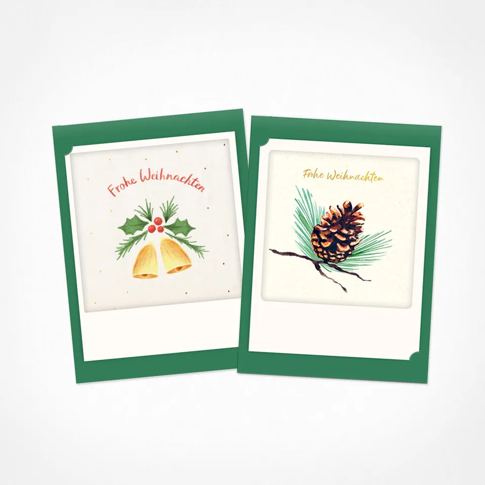 pickmotion-kleine-klappkarten-set-besinnliche-weihnachten-2er image 1