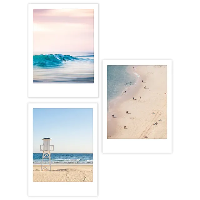 pickmotion-ocean-3er-artposter-set-mit-rahmen image 1