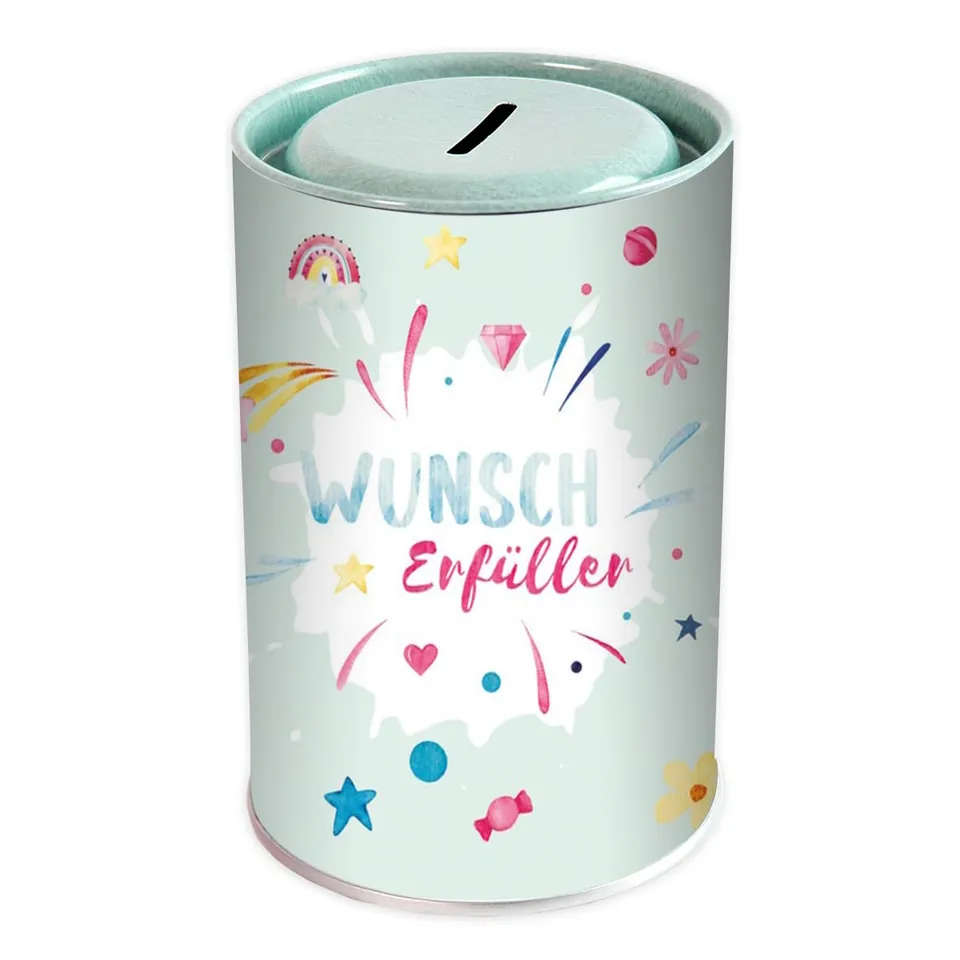 gr-tz-verlag-wunscherf-ller-spardose-aus-blech-pastell-design-12-5-x-8-3-x-8-3-c image 1