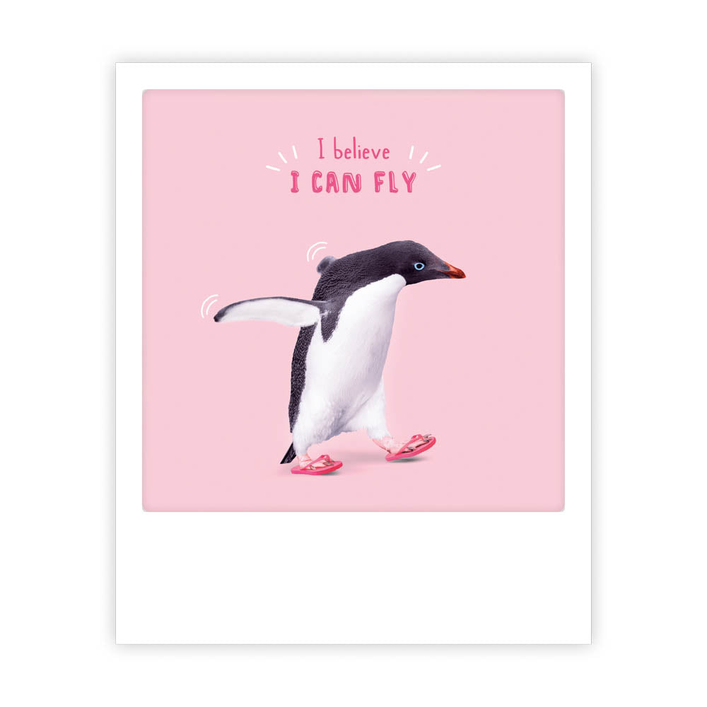pickmotion-i-believe-i-can-fly-postkarte-sofortbild-stil image 1