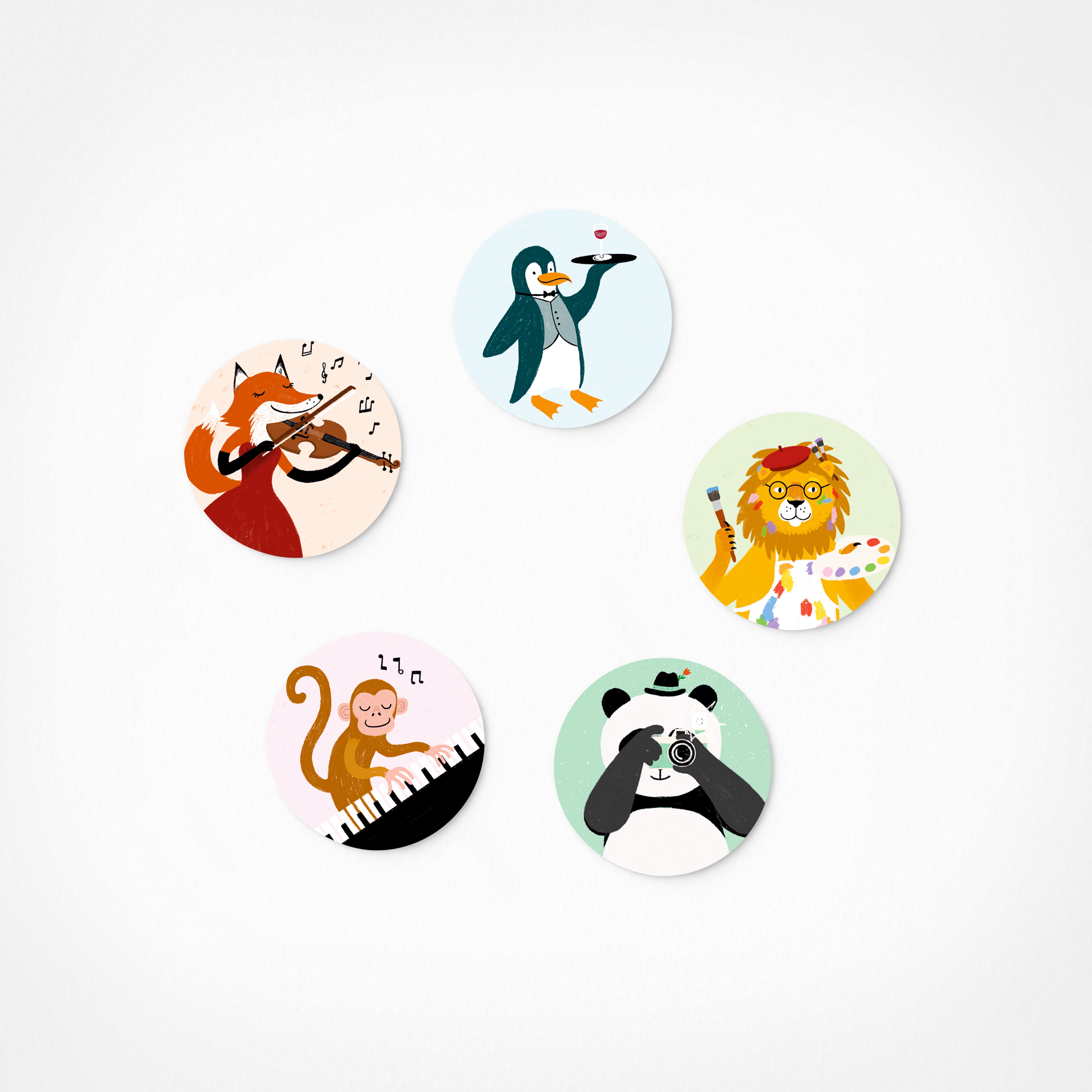 pickmotion-tierische-experten-magnet-set-5-magnete-s image 1
