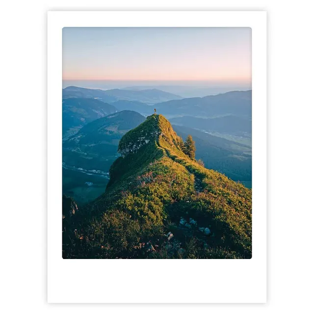 pickmotion-to-the-top-art-poster-mit-echtglas-rahmen image 1
