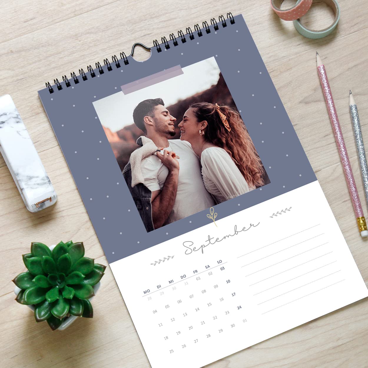 gr-tz-verlag-fotokalender-2023-blattgold-a4-wandkalender-zum-selbstgestalten image 4