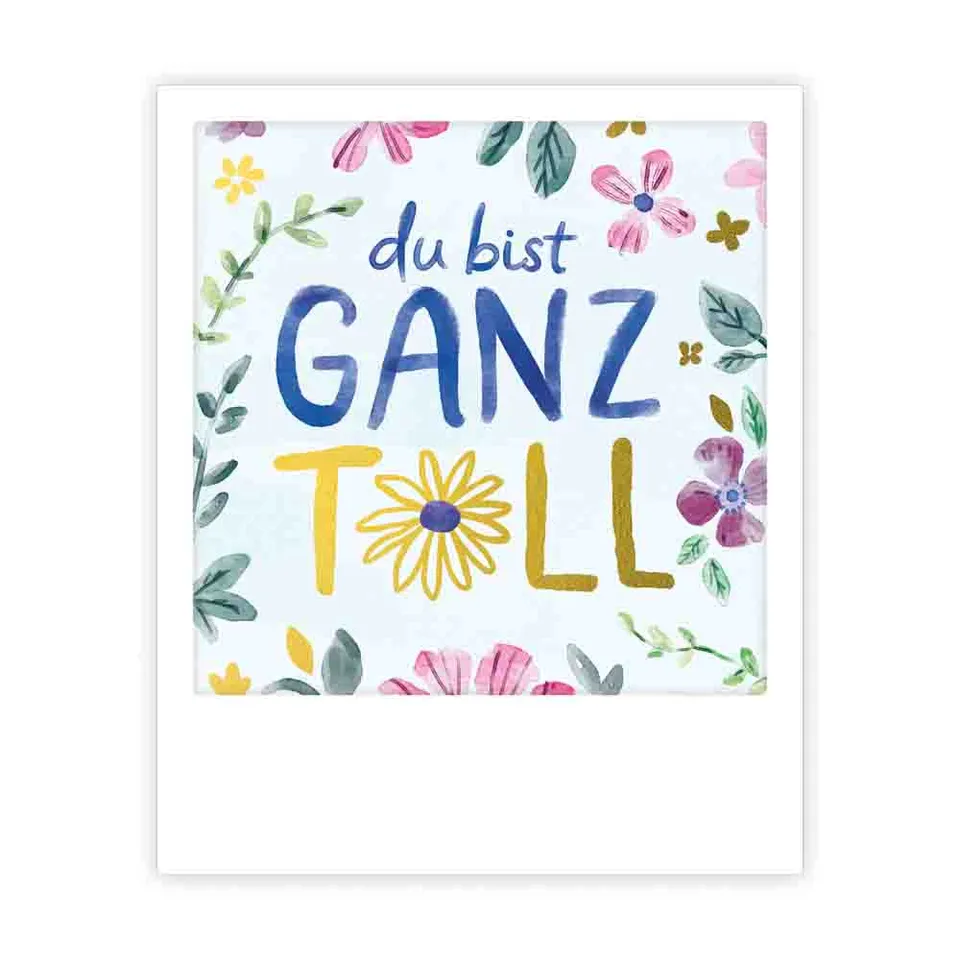 pickmotion-kleine-postkarte-du-bist-ganz-toll image 1