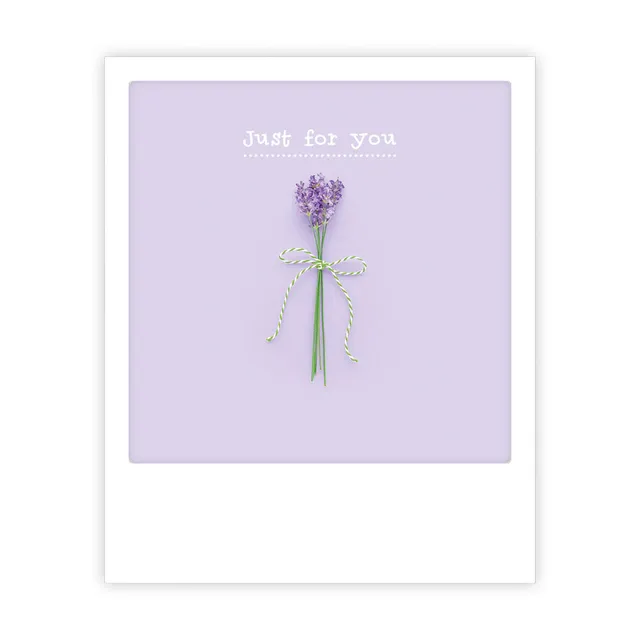 pickmotion-just-for-you-postkarte-im-sofortbild-stil image 1