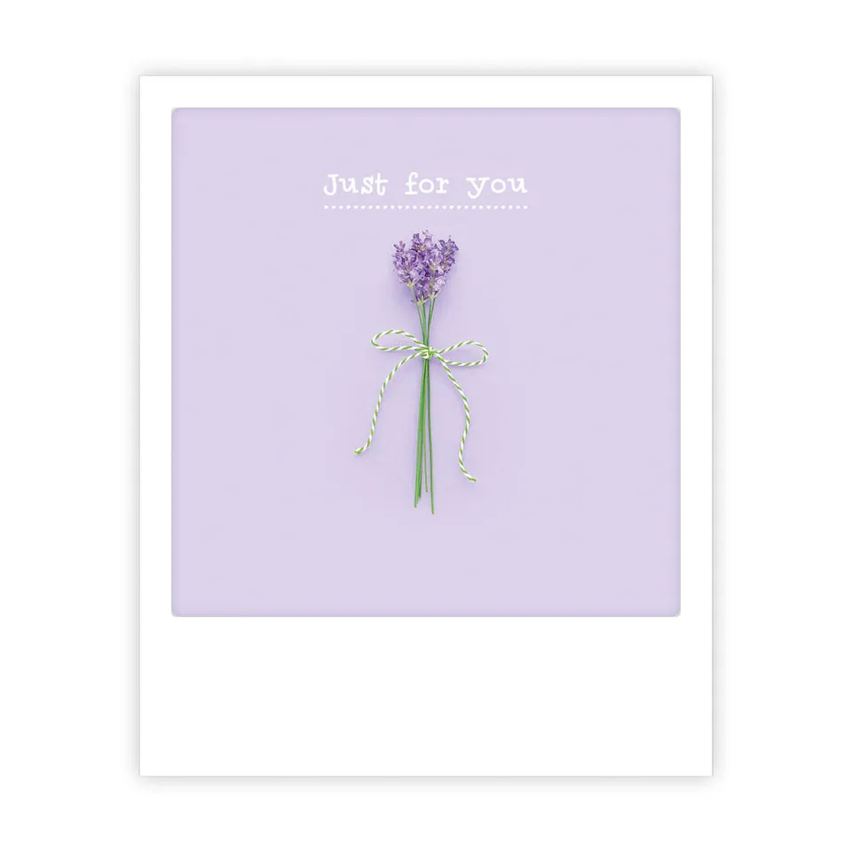 pickmotion-just-for-you-postkarte-im-sofortbild-stil image 1